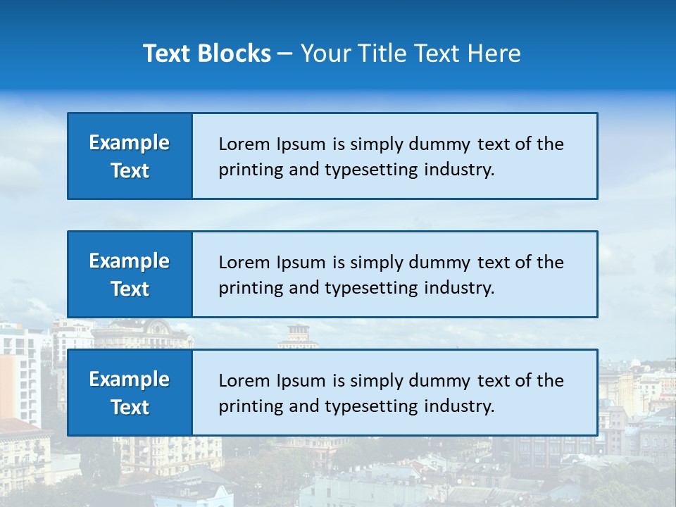 Building Old Aerial PowerPoint Template