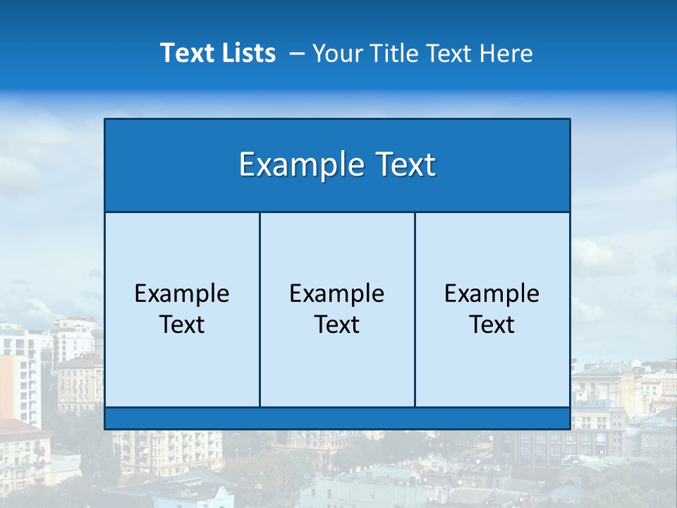 Building Old Aerial PowerPoint Template