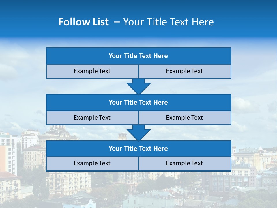 Building Old Aerial PowerPoint Template