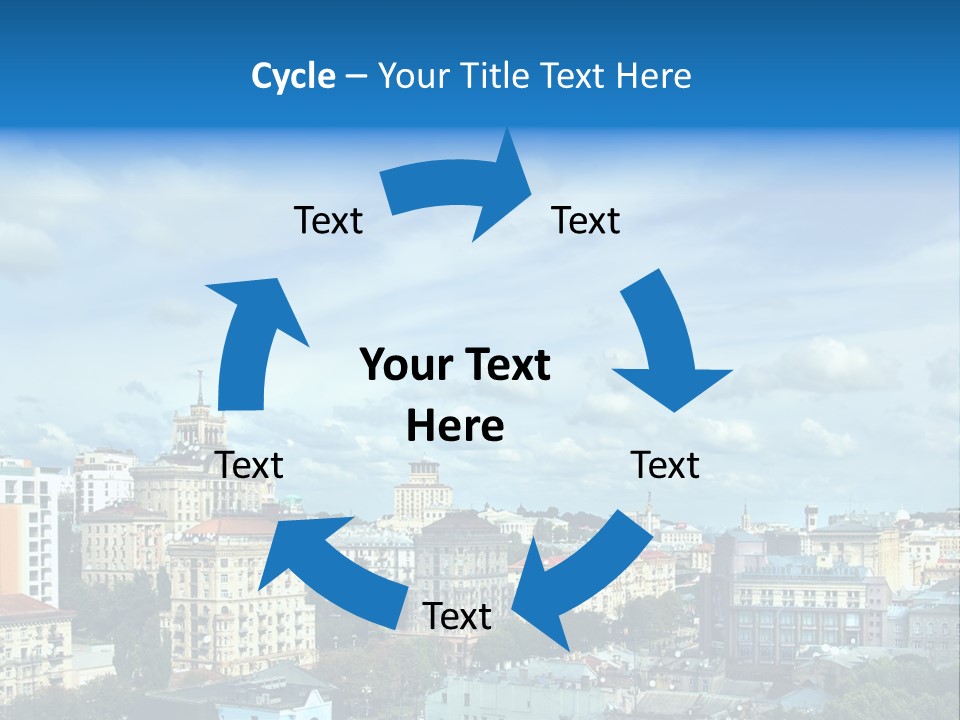 Building Old Aerial PowerPoint Template