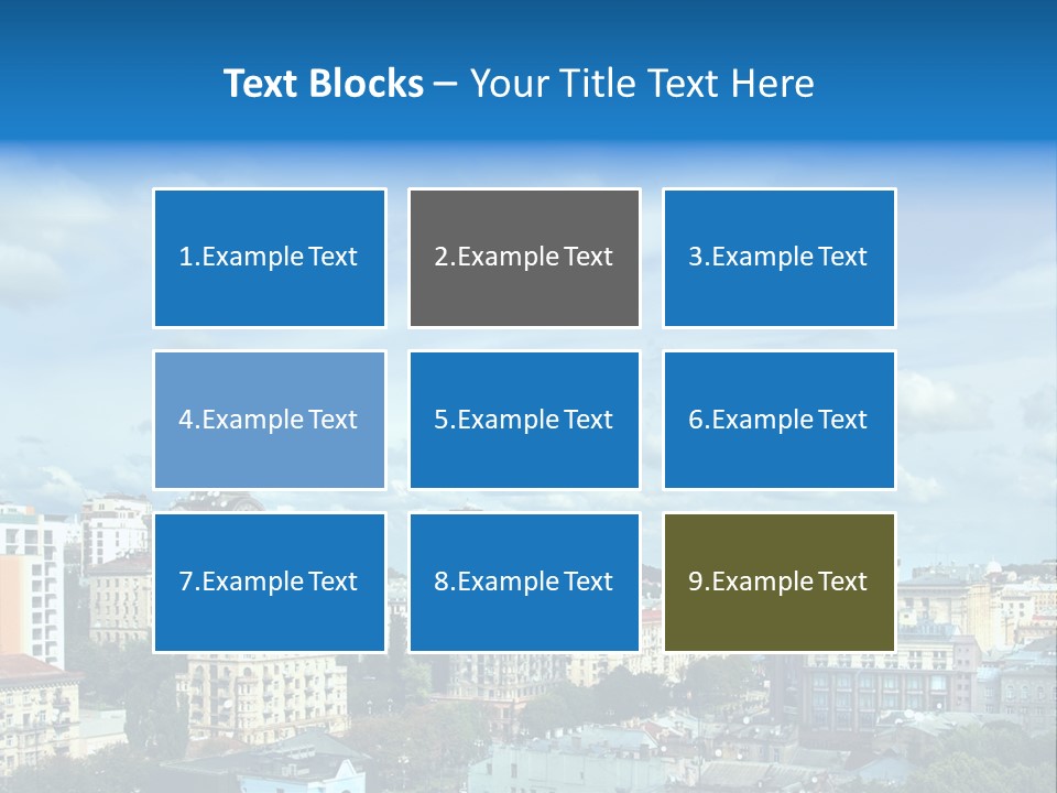 Building Old Aerial PowerPoint Template