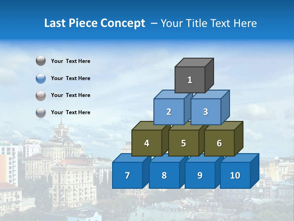 Building Old Aerial PowerPoint Template
