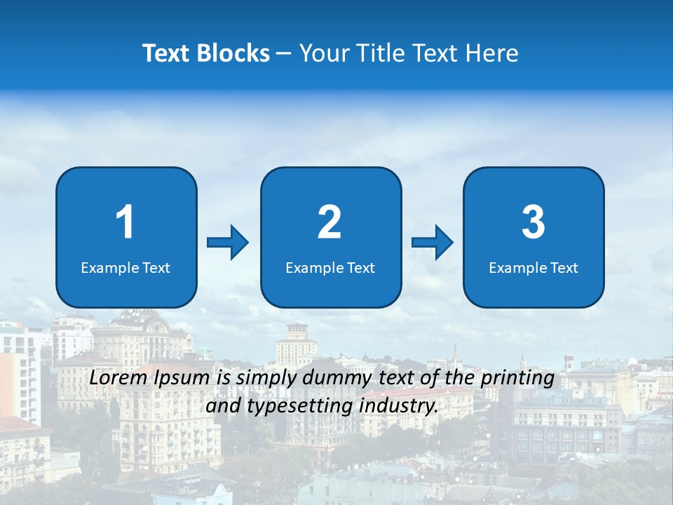 Building Old Aerial PowerPoint Template
