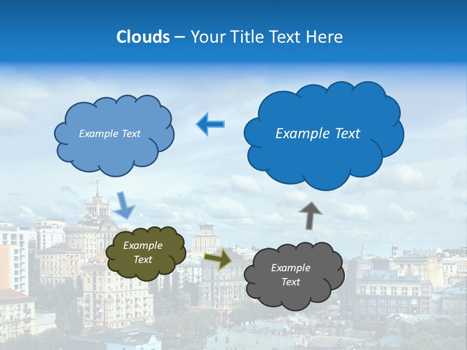 Building Old Aerial PowerPoint Template