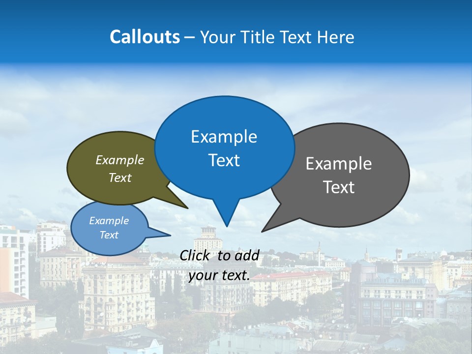 Building Old Aerial PowerPoint Template