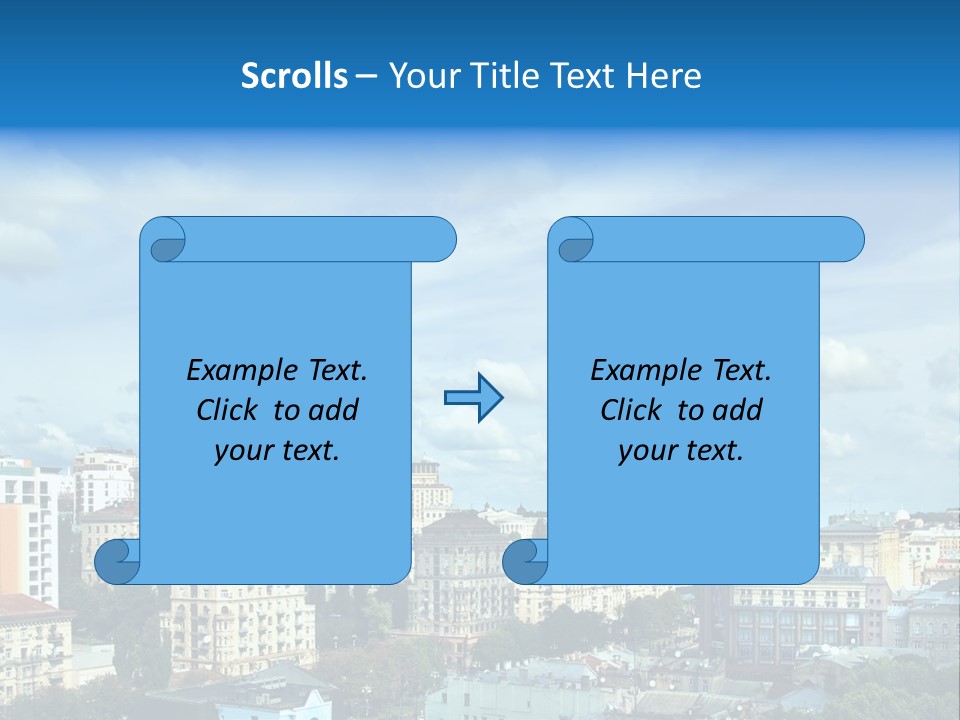 Building Old Aerial PowerPoint Template