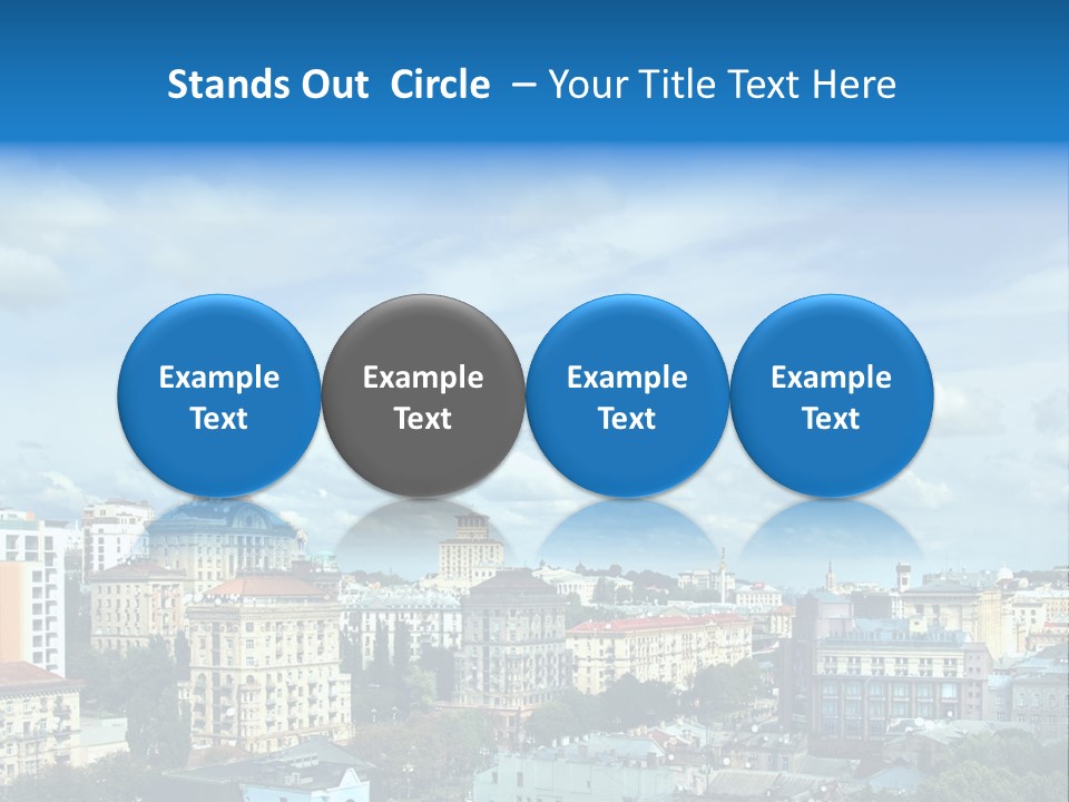 Building Old Aerial PowerPoint Template