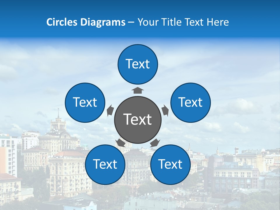 Building Old Aerial PowerPoint Template