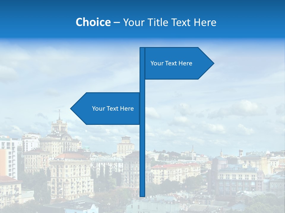 Building Old Aerial PowerPoint Template