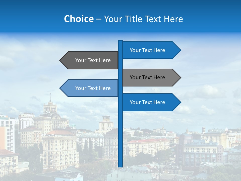 Building Old Aerial PowerPoint Template