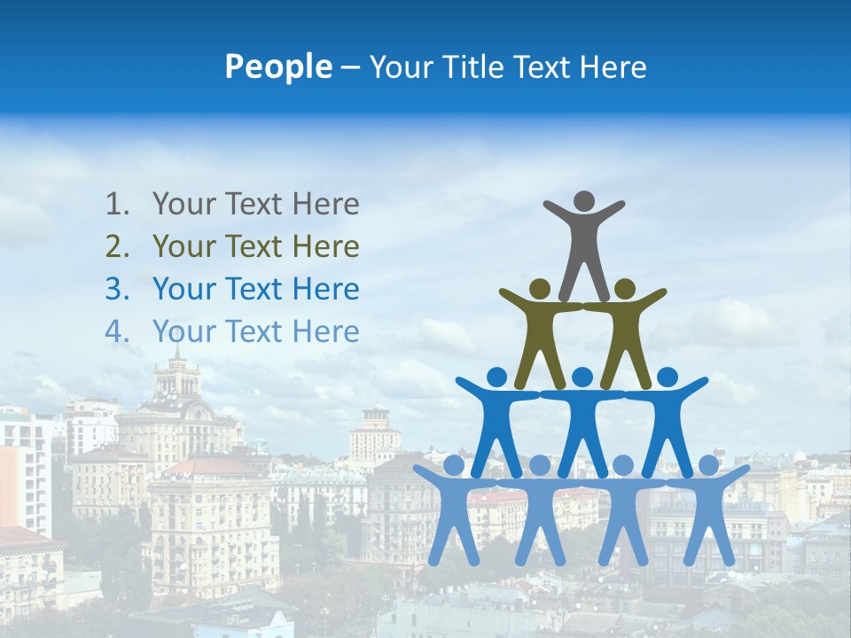 Building Old Aerial PowerPoint Template