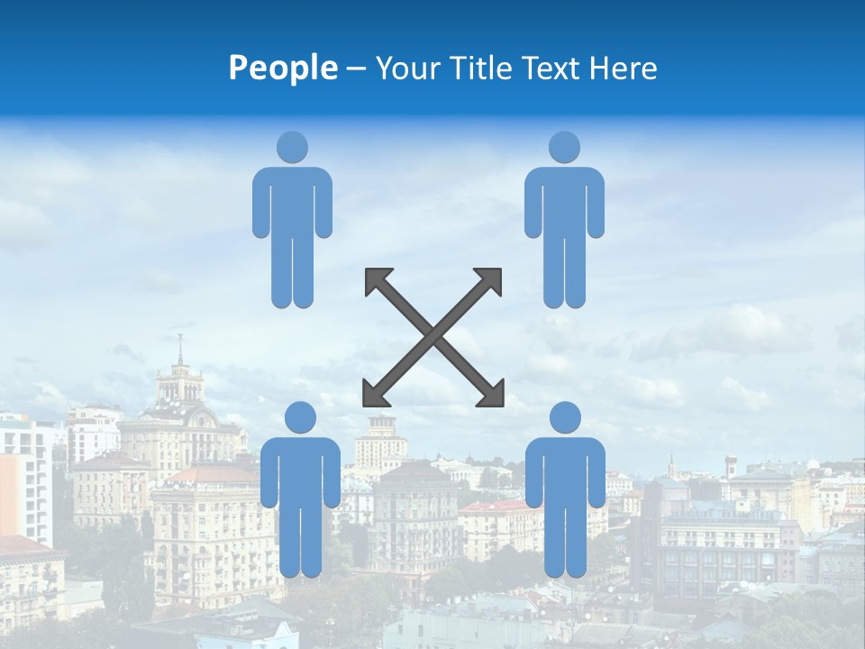 Building Old Aerial PowerPoint Template