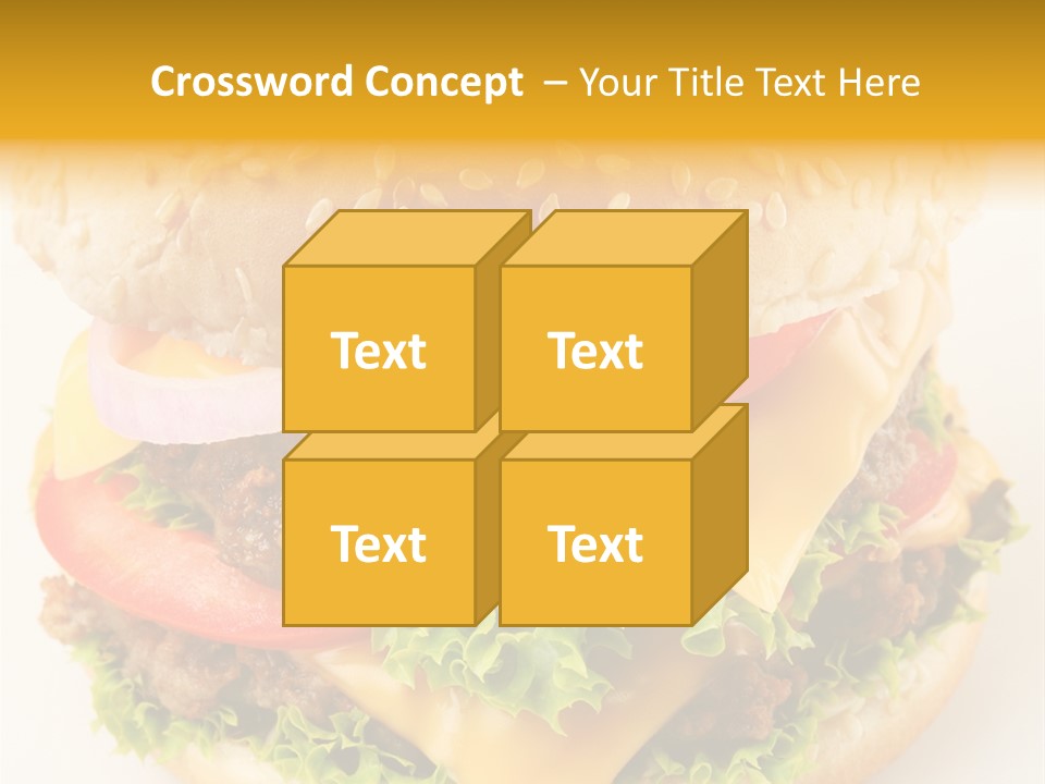 Sandwich Food Addictive PowerPoint Template