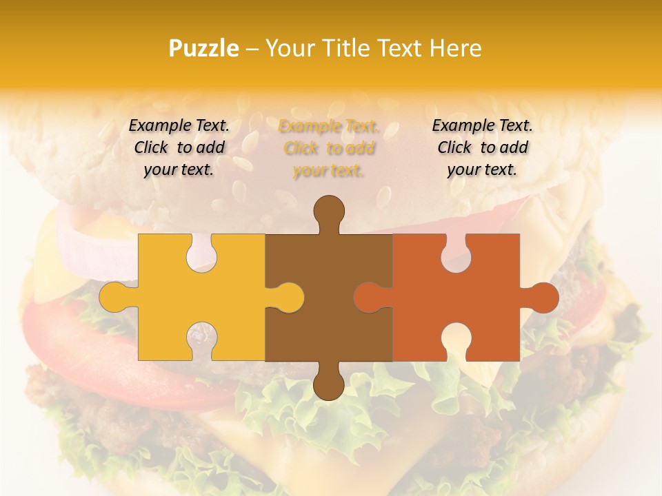 Sandwich Food Addictive PowerPoint Template