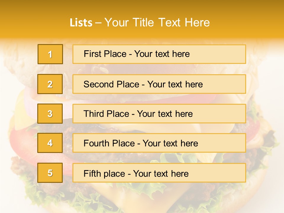 Sandwich Food Addictive PowerPoint Template