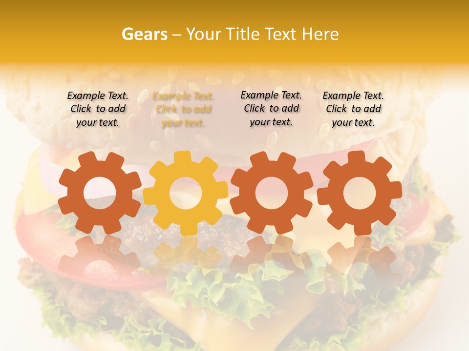 Sandwich Food Addictive PowerPoint Template