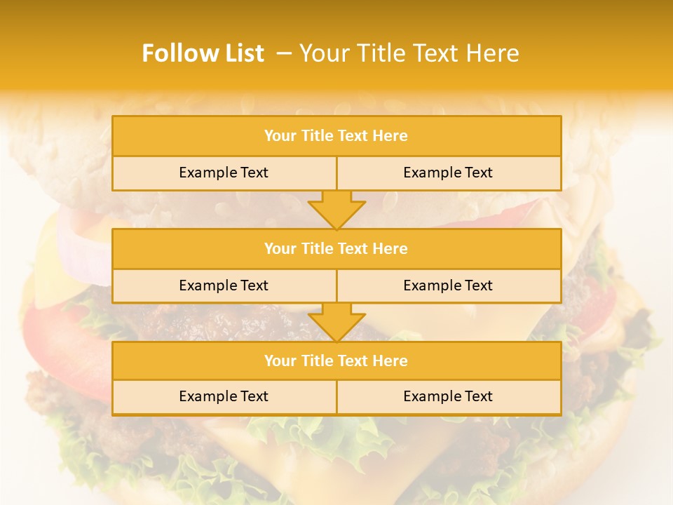 Sandwich Food Addictive PowerPoint Template