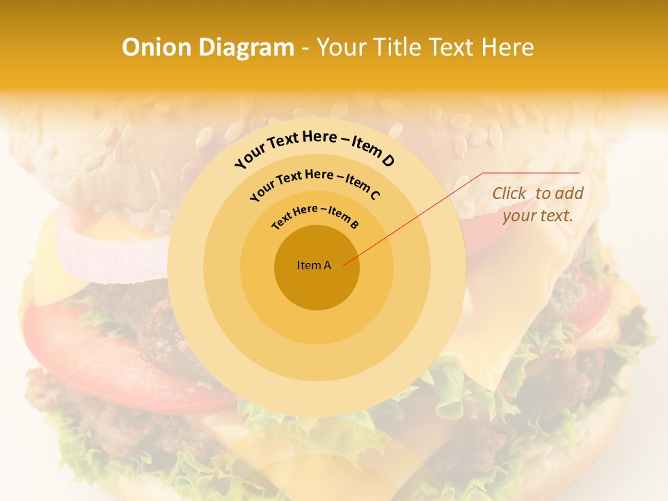 Sandwich Food Addictive PowerPoint Template