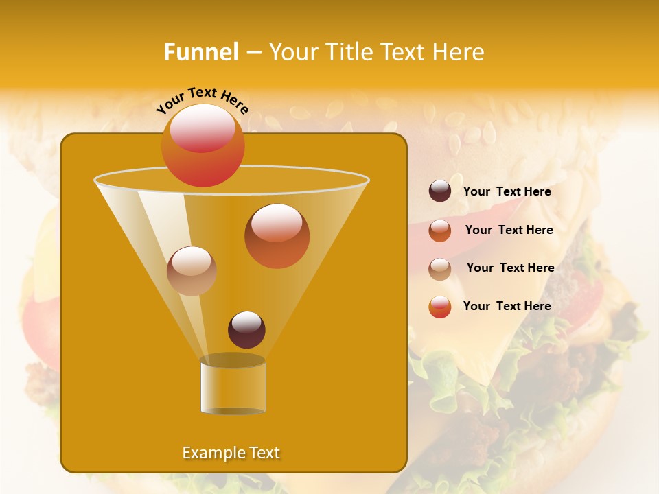 Sandwich Food Addictive PowerPoint Template