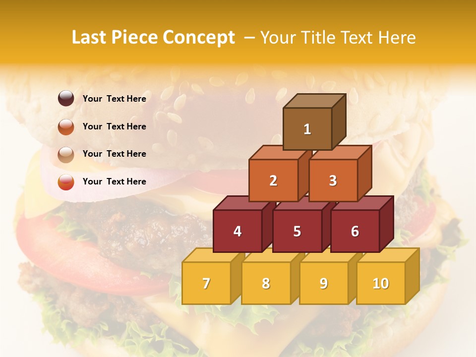 Sandwich Food Addictive PowerPoint Template