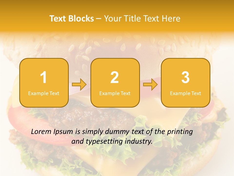 Sandwich Food Addictive PowerPoint Template