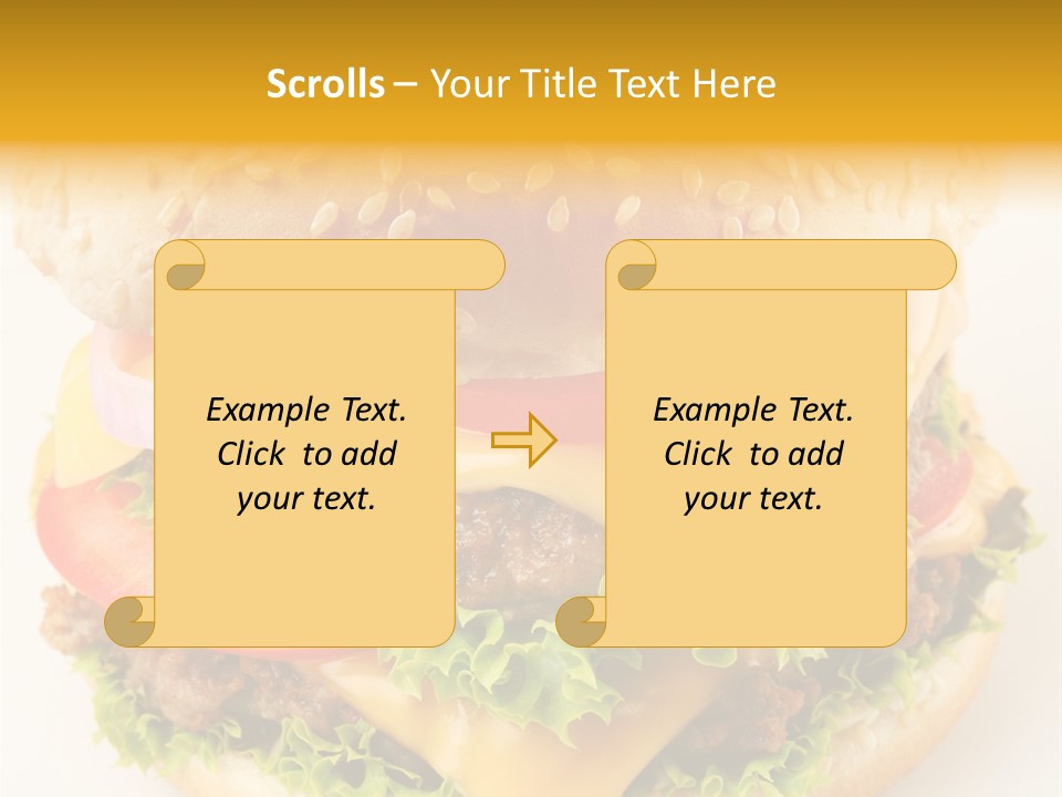 Sandwich Food Addictive PowerPoint Template