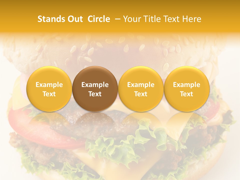 Sandwich Food Addictive PowerPoint Template