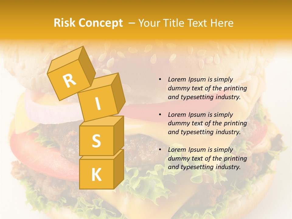 Sandwich Food Addictive PowerPoint Template