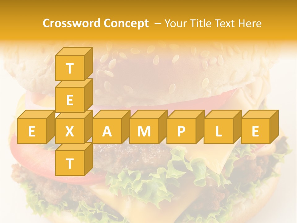 Sandwich Food Addictive PowerPoint Template