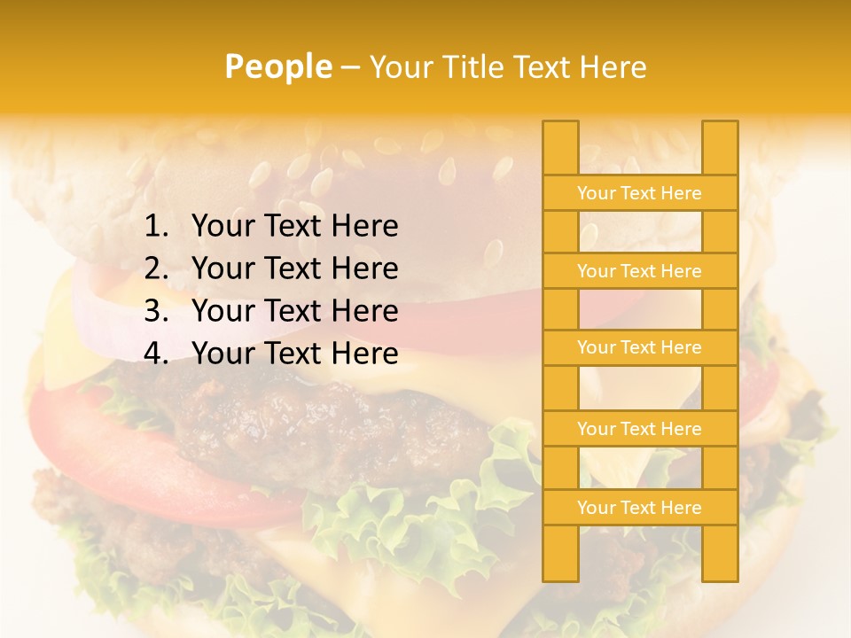 Sandwich Food Addictive PowerPoint Template