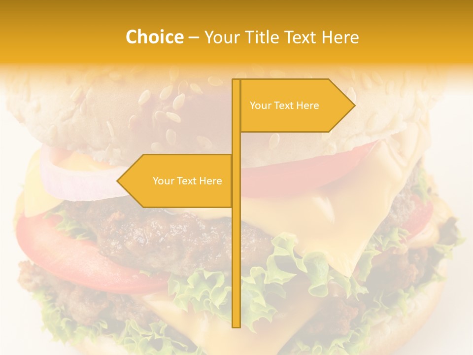 Sandwich Food Addictive PowerPoint Template