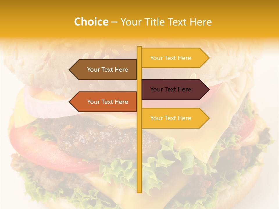 Sandwich Food Addictive PowerPoint Template