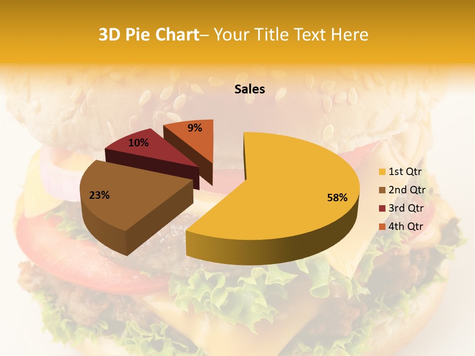 Sandwich Food Addictive PowerPoint Template
