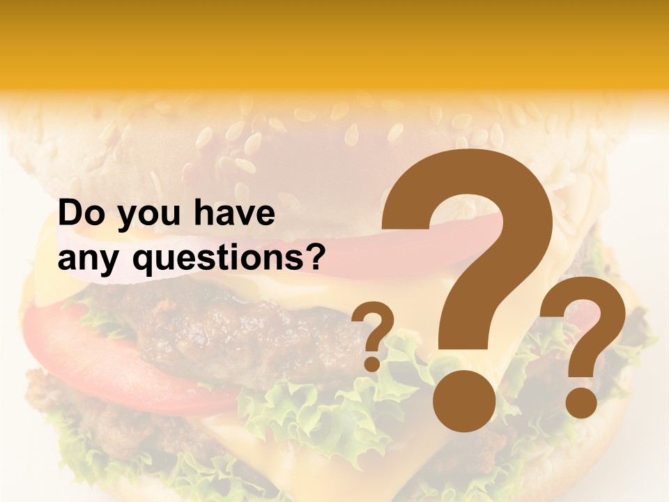 Sandwich Food Addictive PowerPoint Template