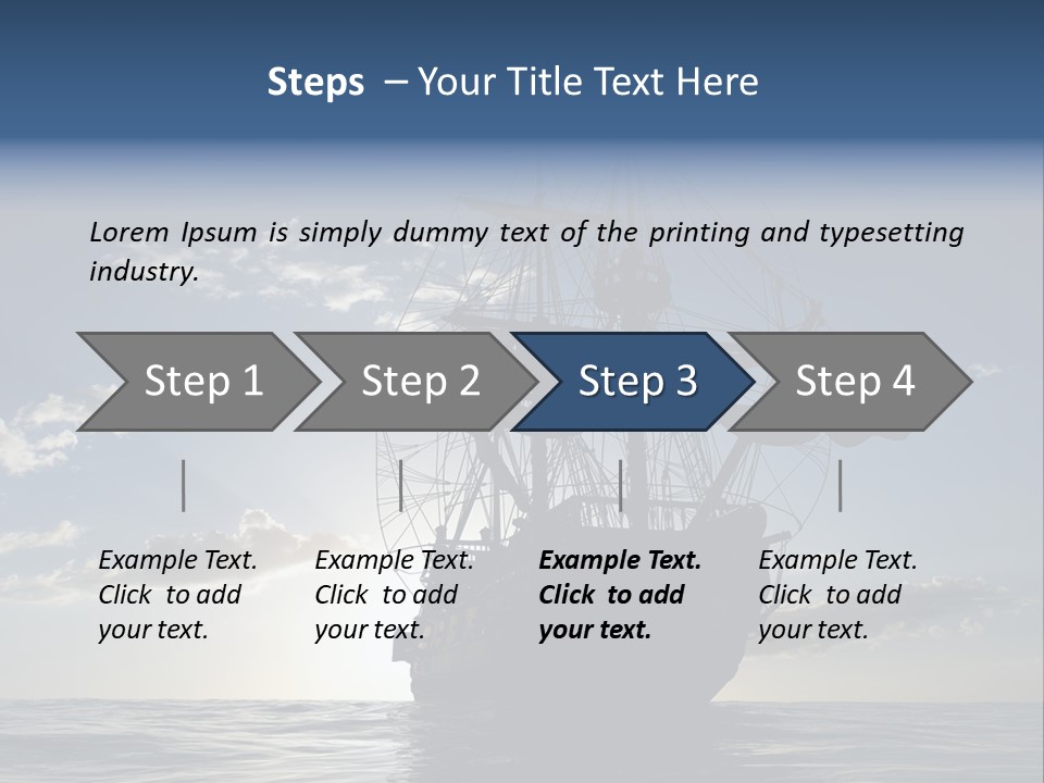 Ship Retro Historical PowerPoint Template