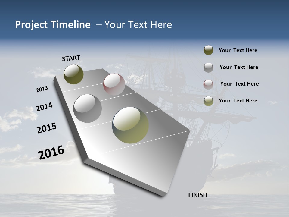 Ship Retro Historical PowerPoint Template