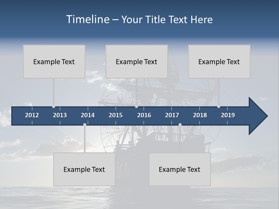 Ship Retro Historical PowerPoint Template