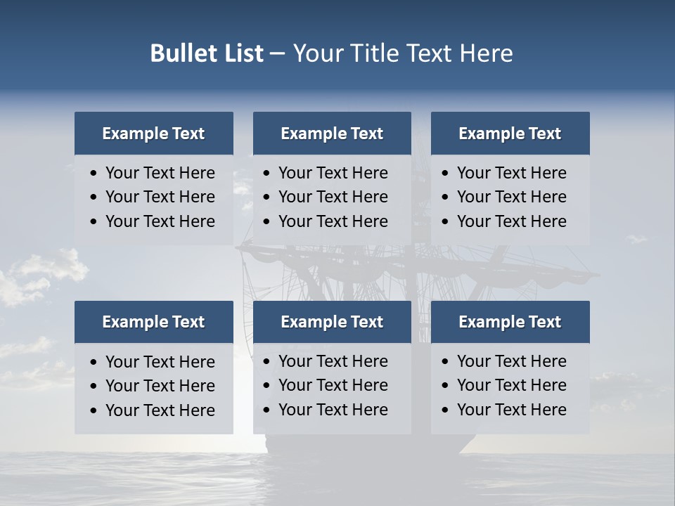 Ship Retro Historical PowerPoint Template