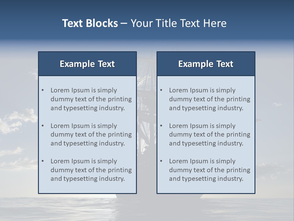 Ship Retro Historical PowerPoint Template