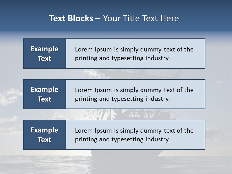 Ship Retro Historical PowerPoint Template