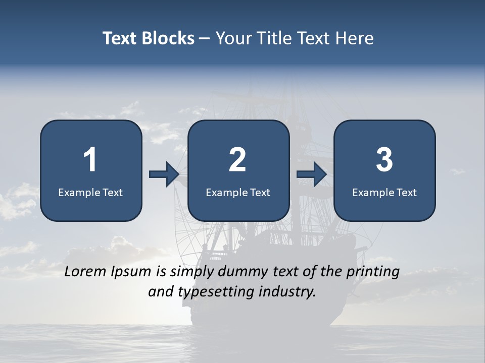 Ship Retro Historical PowerPoint Template