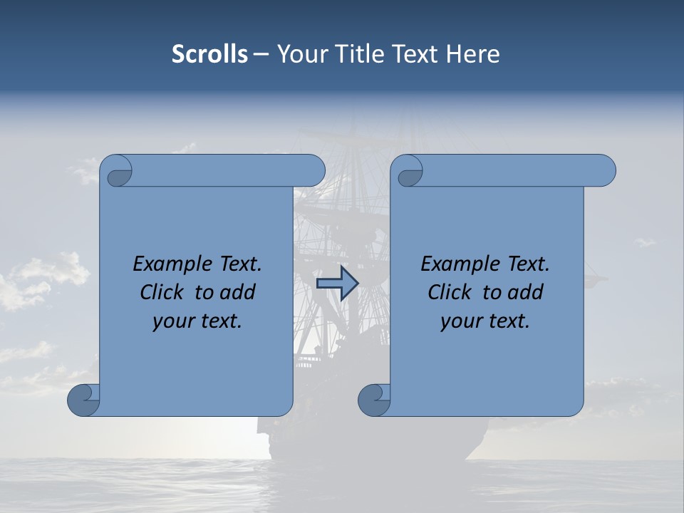 Ship Retro Historical PowerPoint Template