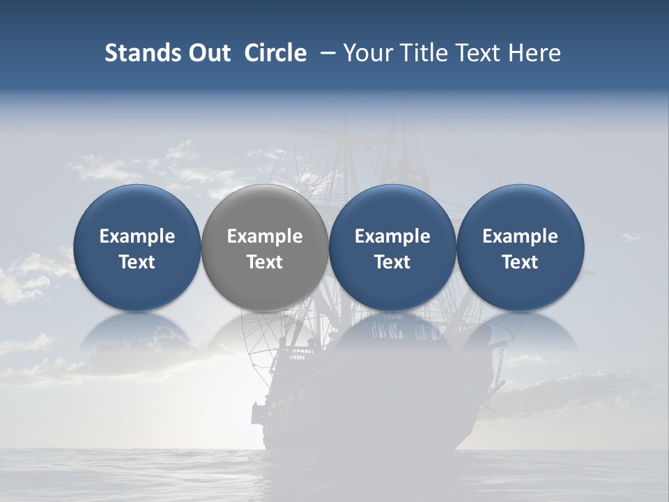 Ship Retro Historical PowerPoint Template