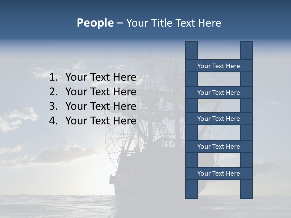 Ship Retro Historical PowerPoint Template