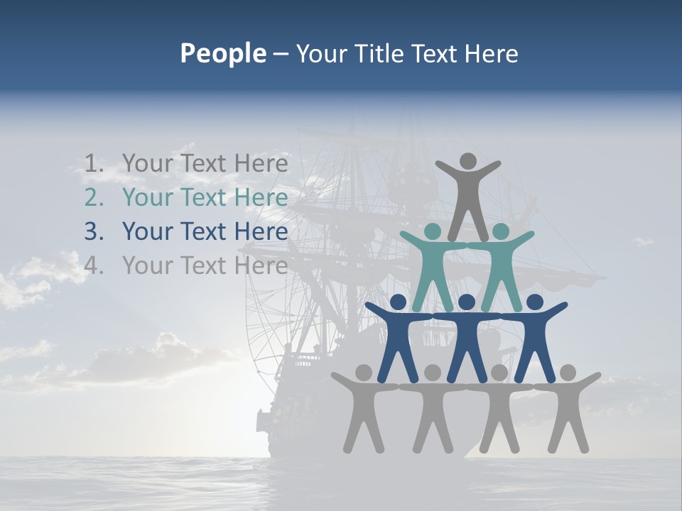 Ship Retro Historical PowerPoint Template