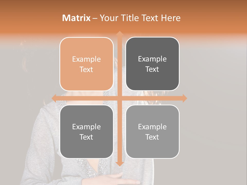 A Woman Wearing Sunglasses Is Posing For A Picture PowerPoint Template