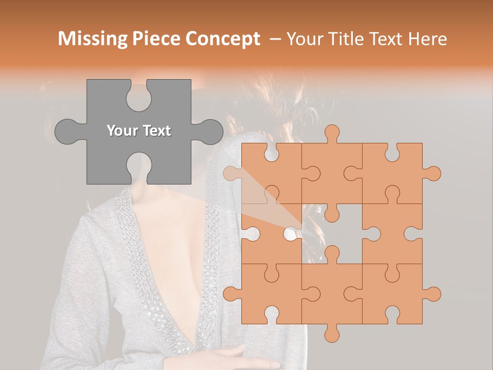 A Woman Wearing Sunglasses Is Posing For A Picture PowerPoint Template