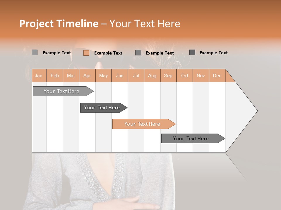 A Woman Wearing Sunglasses Is Posing For A Picture PowerPoint Template