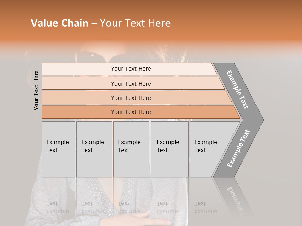 A Woman Wearing Sunglasses Is Posing For A Picture PowerPoint Template