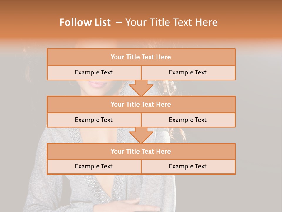 A Woman Wearing Sunglasses Is Posing For A Picture PowerPoint Template